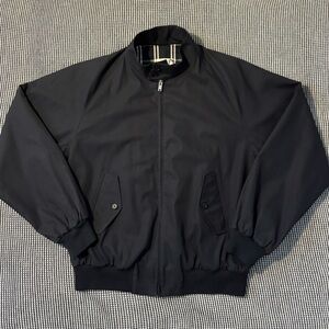 Sandro Paris Navy Harrington Jacket.
